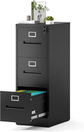 Yukimo 3 Drawer File Cabinet, Vertical File Cabinet by YUKIMO