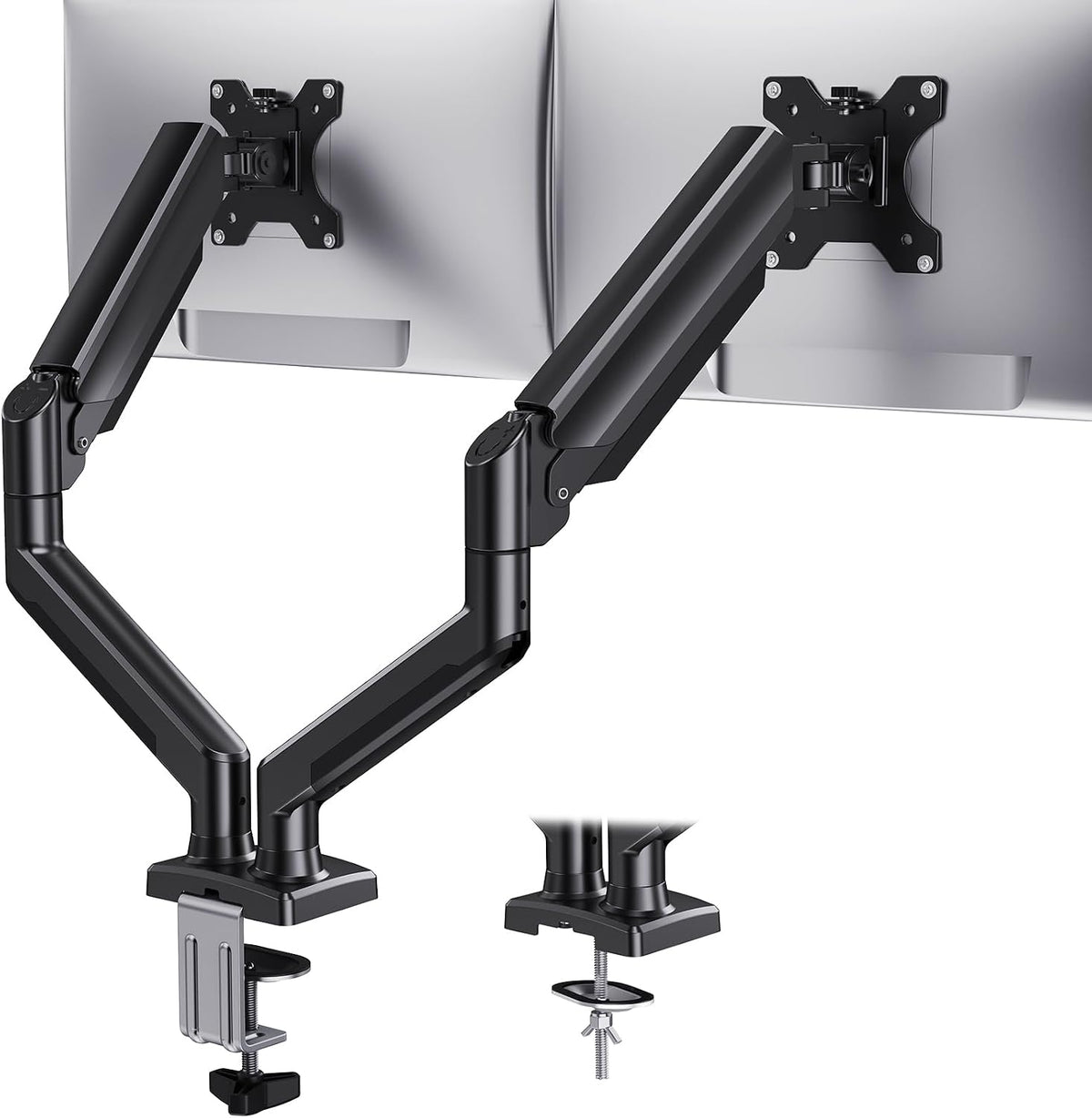 huanuo dual monitor mount for 2 monitors up, main product view