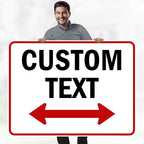 Custom Arrow, Custom Directional Sign, Two Way Arrow, 36x48 Inches, Rust Free - Image 2