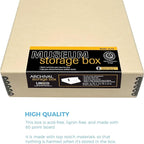 Lineco Museum Archival Storage Box, 9.75x12.75x3 in. Drop Front Design. - Image 5