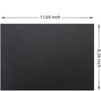 LIVHOLIC 100 Sheets Black Colored Card Stock Paper 92LB 250GSM A4 Thick - Image 2