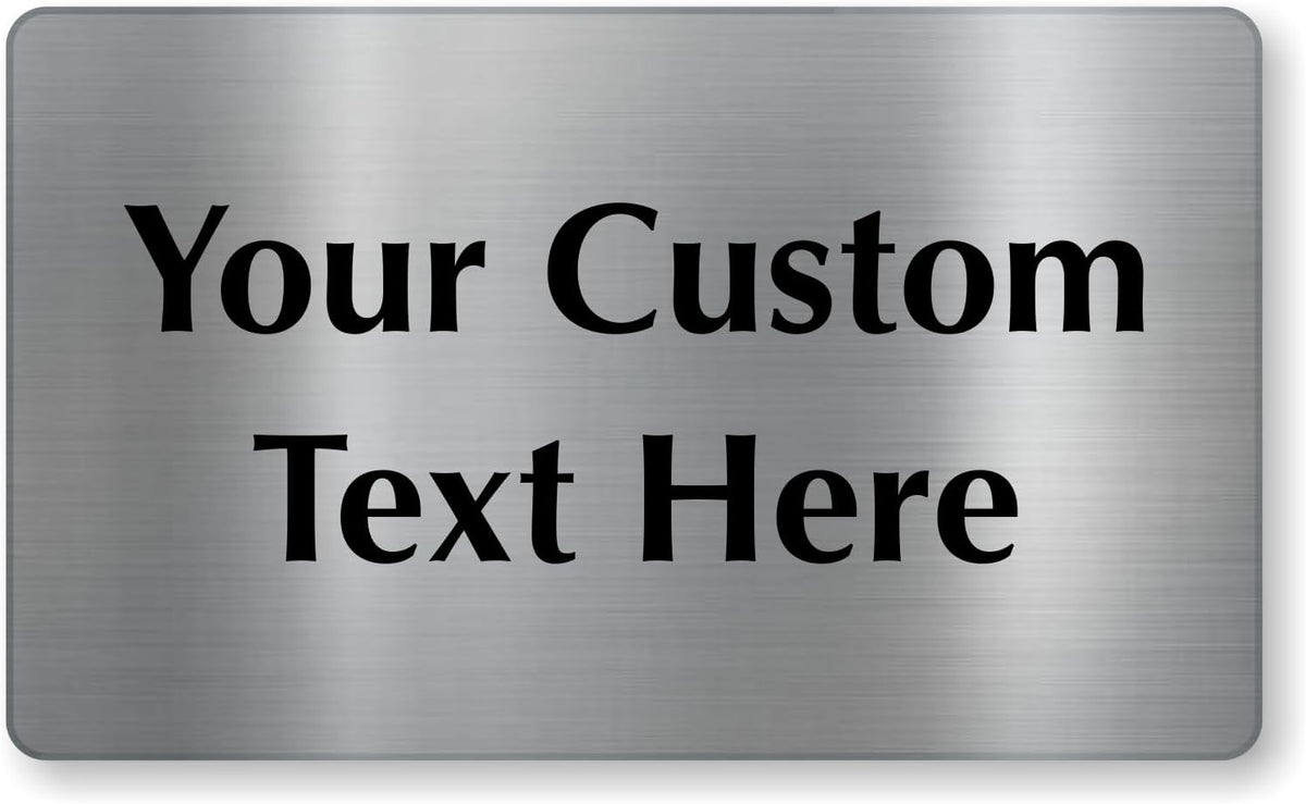 SmartSign Custom Steel Sign