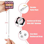 Aoryalps School Nurse Retractable Badge Reel Holder Retractable - Image 5