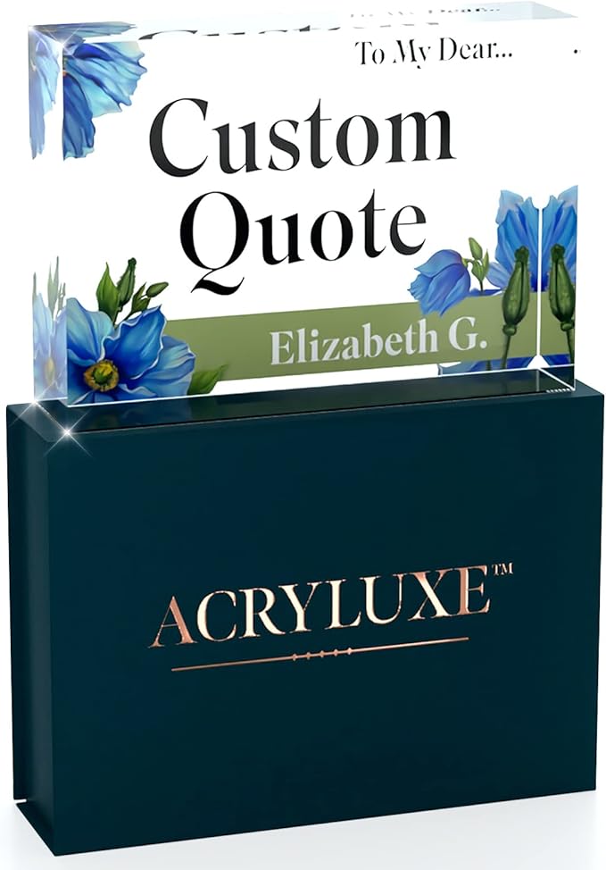 Custom Acrylic Sign Personalized, Custom Desk Name Plate, 18 Styles, by MySignCenter