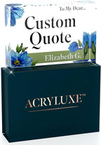 Custom Acrylic Sign Personalized, Custom Desk Name Plate, 18 Styles, by MySignCenter