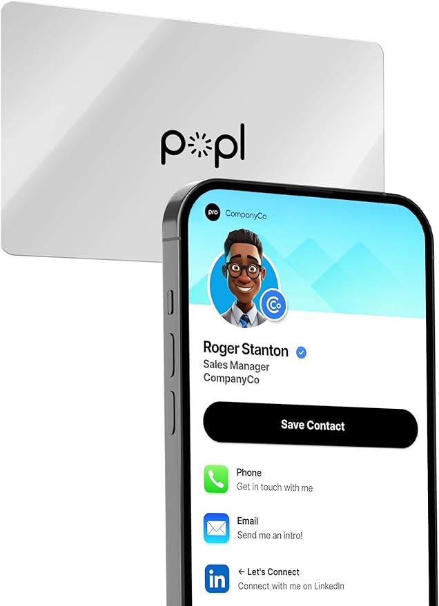 Popl Smart NFC Business Card by Popl%E2%80%93DigitalBusinessCards