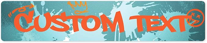 Custom Sign, Custom Street Sign, 11 Font Colors, 13 Font Styles, 4 Hole Options by MySignCenter