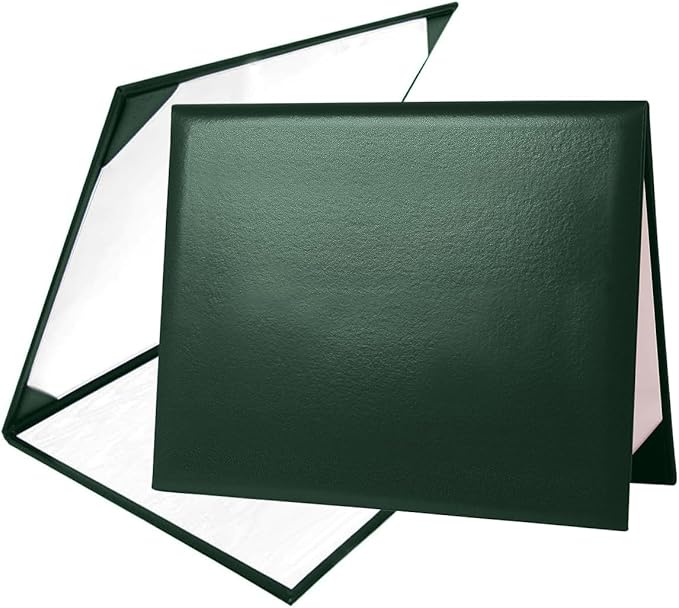 Diploma Cover 8.5” x11” Diploma Holder of Graduation Leatherette Padded by Misscom