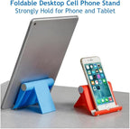 JUSDIQIR Cell Phone Stand for Desk Foldable Cell Phone Holder Desk Tablet - Image 2