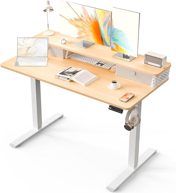 Kingant 48 x 24 Inch Electric Standing Desk by KINGANT