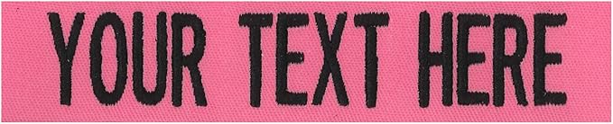 Custom Uniform Name Tapes Solid Colors. Made in The U.S.A. Ships Under 24 by NORTHERNSAFARI
