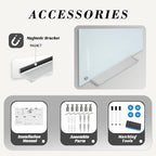 JYYPWB Magnetic Large Glass Board 72"x 48" Dry Erase Writing Board Premium - Image 4