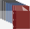 Teling 48 Pcs Clear Front Report Covers by Teling