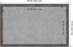 Amanti Art Grey Framed Magnetic Board 27x43 Large Vision Board - Image 4