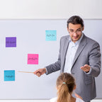 48 Pack 2400 Sheets Sticky Notes 3x3, 8 Colors Sticky Note Pads, Colored Sticky - Image 5