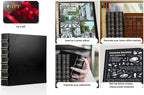 LETVPVOW Vintage Hardback 3 Ring Binder 2 Inch, Professional Leather Binders 2 - Image 5