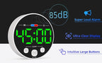 Large LED Digital Timer, Magnetic Countdown Loud Timer - Image 3