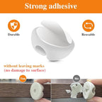 Shintop Cable Clips, 16 Pack White Cord Holder Adhesive Cable Organizer Wire - Image 3