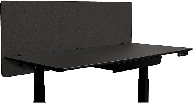 Stand Up Desk Store ReFocus Clamp-on Acoustic Desk Divider Privacy Panel That - Image 2