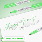 Green Ultra Fine Point Permanent Markers, 20 Pack, 0.4 mm, Precision Extra Fine - Image 5