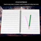 Blank Sheet Music Composition Notebooks 100 Pages Stave Notebook, Musical - Image 5