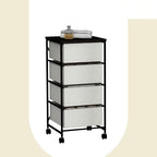 CASUNER Small Cabinet with Drawers Rolling 4 Drawer Mobile File Cabinet - Image 6