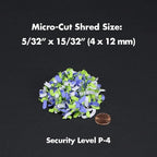 Aurora AU608MB High-Security 6-Sheet Micro-Cut Paper Credit Card Shredder - Image 6