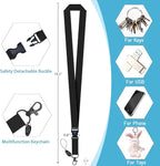 Black Badge Holder Retractable Lanyard, Lanyards - Image 5