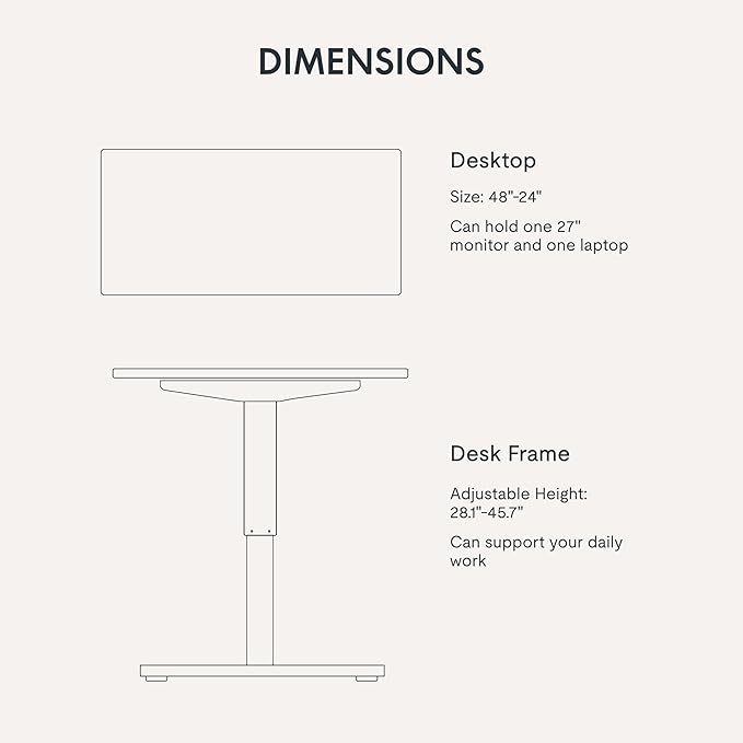 FLEXISPOT EN1 One-Piece Standing Desk - Image 6