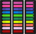 KICNIC Page Markers Sticky Index Tabs 750 Pcs, Arrow Flag Tabs Self Adhesive by KICNIC