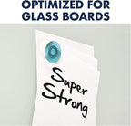 Quartet Strong Magnets, Glass Whiteboard, Dry Erase Board, 12 Pack - Image 2