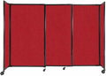 Versare Straightwall Sliding Portable Wall Partition | Freestanding Office by VERSARE