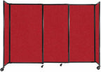 Versare Straightwall Sliding Portable Wall Partition | Freestanding Office by VERSARE
