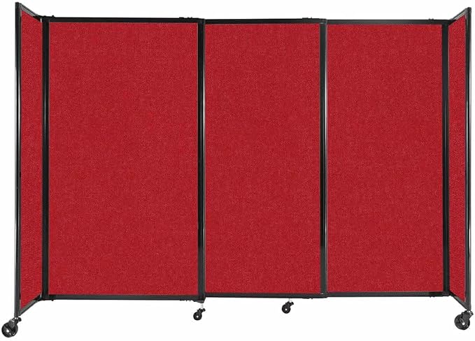 Versare Straightwall Sliding Portable Wall Partition | Freestanding Office by VERSARE