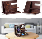 Gifts for Men Bedside Organiser Wood Phone Docking Station Dad Birthday Gifts - Image 4