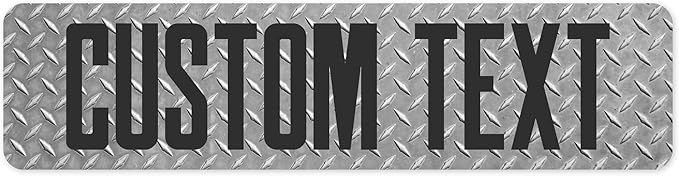 Custom Sign, Custom Street Sign, 11 Font Colors, 13 Font Styles, 4 Hole Options by MySignCenter