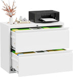 INTERGREAT Lateral File Cabinet 2 Drawer, Locking File Cabinet by INTERGREAT
