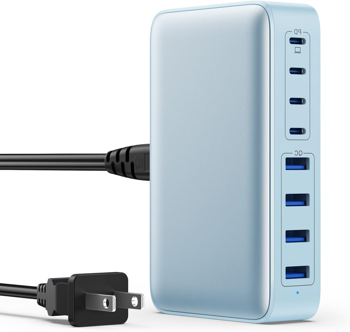 USB C Charger 200W USB C Charger Block, Upgraded GaN III 8-Port Fast Charging