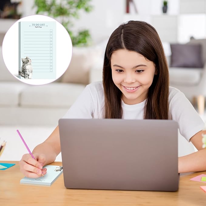300 Sheets to Do List Notepad Daily Checklist Sticky Notes Cute Undated Memo - Image 5