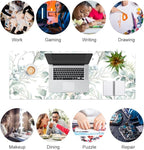 QIYI Large Mouse Pad for Desk, Cute Desk Mat for Desktop, Women Girls Green - Image 7