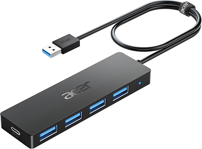 Acer USB Hub 4 Ports, USBA Splitter by Acer