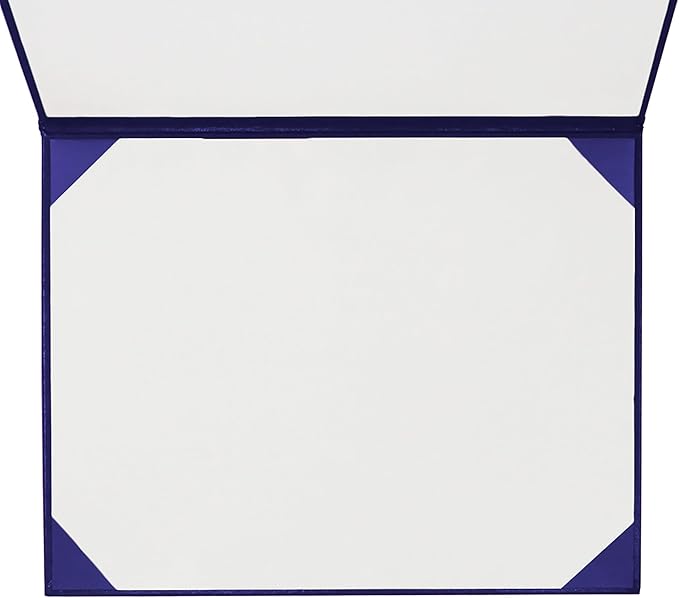 GraduationMall 8.5"x11" Smooth Padded Diploma Cover Certificate Holder Purple - Image 4