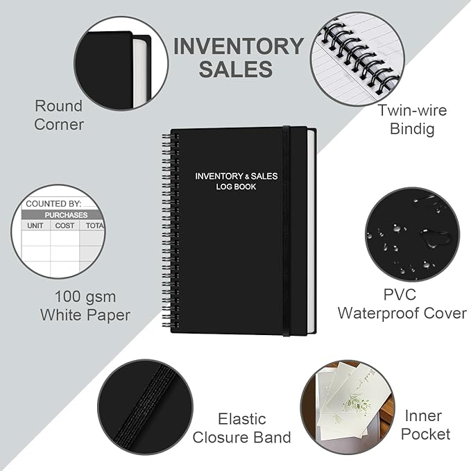 Inventory & Sales Log Book for Small Business – Inventory Ledger Book, - Image 2