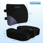 CloudBliss Seat Cushion, Office Chair Cushion, Car Seat Cushions, Lumbar - Image 2