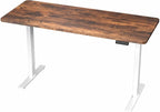 VIVO Electric 60 x 24 in Rustic Standing Desk, Memory Height Adjustment - Image 9