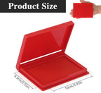 Red Stamp Pad, 4 x 2.5 Inch Premium Quality Ink Pad - Image 2