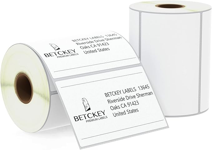 BETCKEY - 4" x 2.5" Shipping & Multipurpose Labels Compatible by BETCKEY