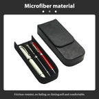 MIVLXLX Leather Triple Pen Case Pencil Pouch Holder - Image 3