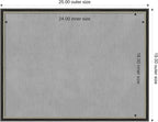 Amanti Art Black Framed Magnetic Board 19x25 Medium Vision Board - Image 4