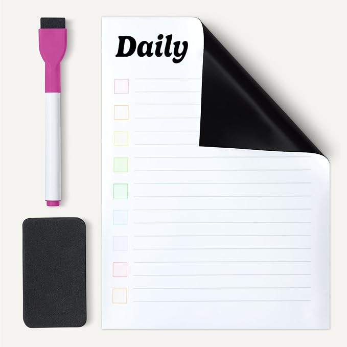 Amazon Basics Magnetic Dry Erase Calendar Whiteboard Set - Image 4
